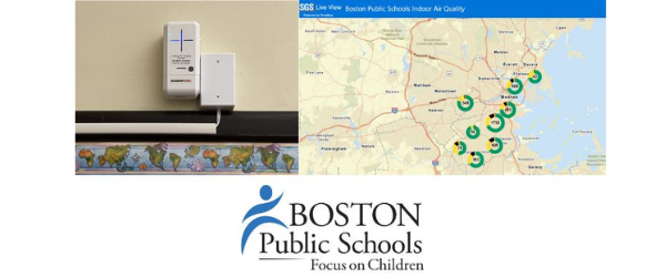 Qualité de l'air dans les salles de classe de Boston